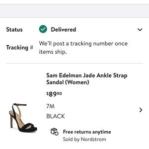 Sam Edelman Black Jade Ankle Strap Heels